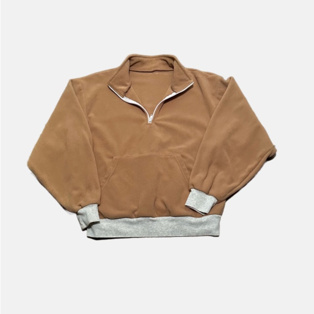 Unisex All-Season Mid-Weight Oversized Pullover Fleece by LOS ANGELES APPAREL